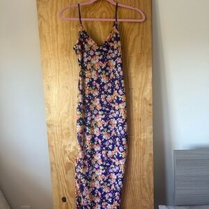 Form fitting floral dress. Worn once.